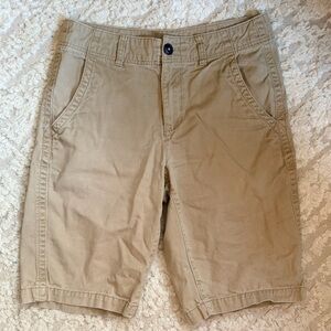 Urban Pipeline Flat Front Classic Length Casual Tan Shorts